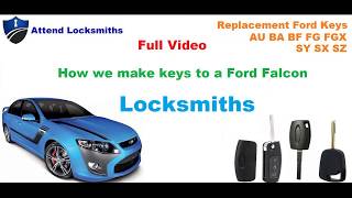 how to program keys to ford falcon with m8 key programmer