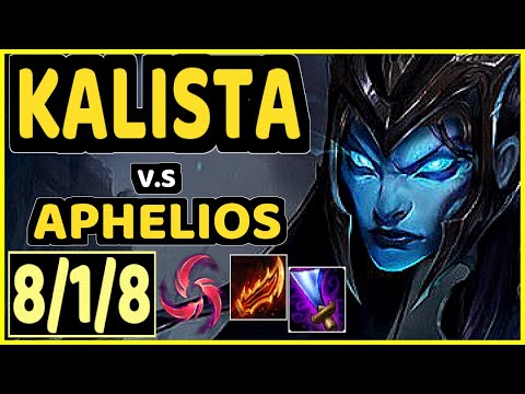 ZVEN (KALISTA) vs APHELIOS - 8/1/8 KDA BOTTOM ADC CHALLENGER GAMEPLAY - NA