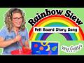 Rainbow Stew Felt Board Story Song For Kids Miss Caitlin Music