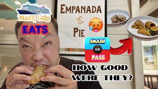 Carnival Cruise Food Taste Test | Empanada Review
