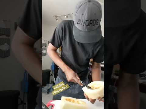 Golden Honeydew Melon is Sweeter More Refreshing #honeydew #melon #sweet #fruit