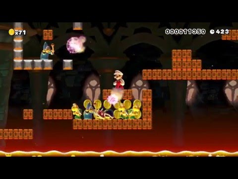 Super Mario Maker Levels: "Bowser's Lava Mansion 5F (Final)"