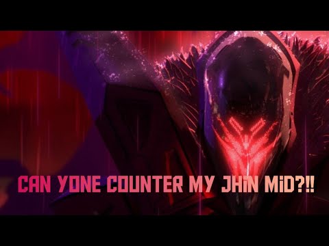 Unbeatable Jhin mid lane gameplay against Yone
