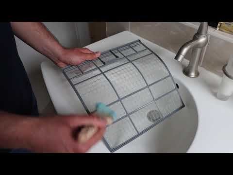 Regelmäßige Reinigung einer Klimaanlage