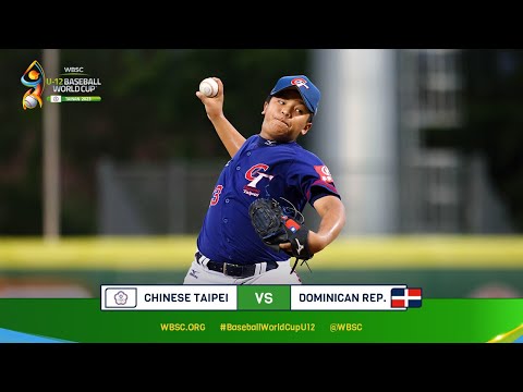 HIGHLIGHTS – Chinese Taipei vs. Dominican Republic – WBSC U-12 Baseball World Cup