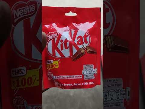 KitKat Share Bag #shorts #chocolate #kitkat