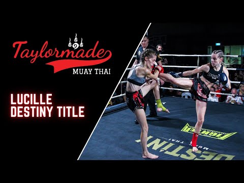 Lucy Deadman Destiny Muay Thai Mini Flyweight Title