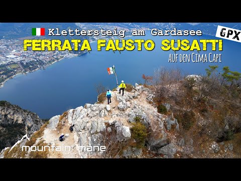 Cima Capi Klettersteig (B) am Gardasee | Ferrata Fausto Sussati