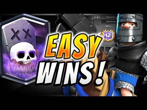 INSANE! NEW GRAVEYARD DECK DOESN'T LOSE — Clash Royale