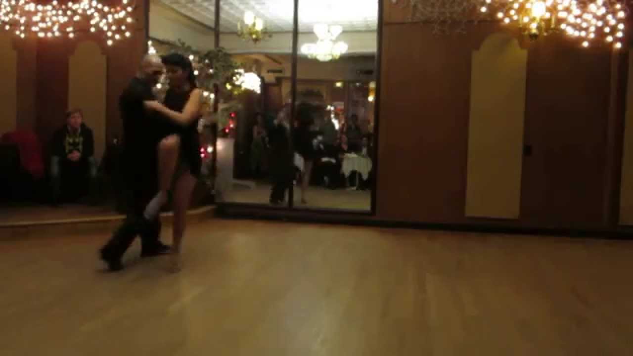 JAVIER ANTAR & KARA WENHAM @ La Milonga Rosa ..Friday, October 31, 2014