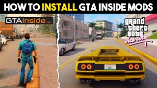 ✅ How To Install GTA INSIDE Mods in GTA Vice City 😲 (Easy Method)