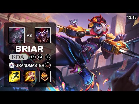 Briar vs Shaco Jungle - EUW Grandmaster - Patch 13.18 Season 13