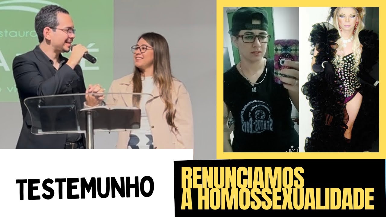 Um novo coração um novo espírito, testemunho ex homossexuais! Jesus transforma vidas.