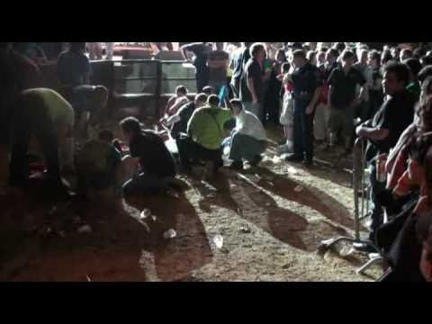 Camera Boom Falls Into Audience At Rock Concert Injuring Several People