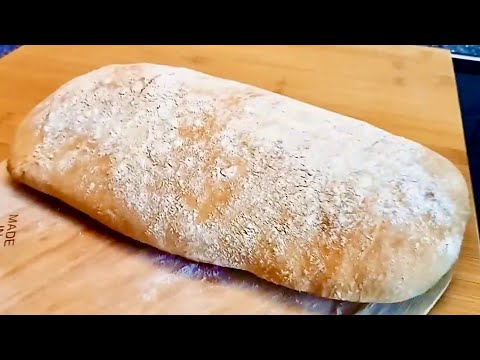 🥖CIABATTA fatta in casa 😋 ricetta facile ⚡️@and_ros