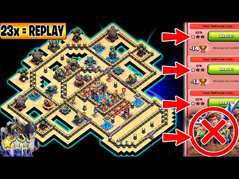 ONLY 1 STAR TH18 LEGEND BASE + REPLAY | TH18 WAR BASE ANTI 1 STAR | ONLY 1 STAR TH18 LEGEND LEAGUE