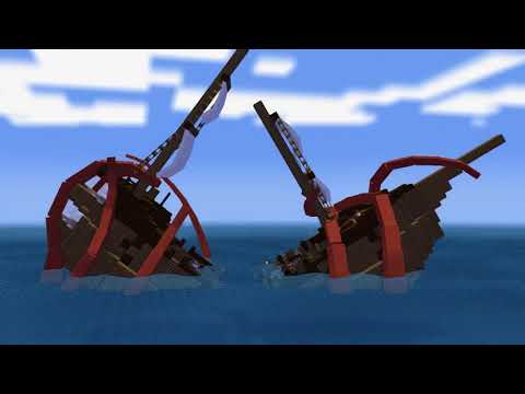 Pirates of the Caribbean Kraken Scene made in mine imator - Full Animation