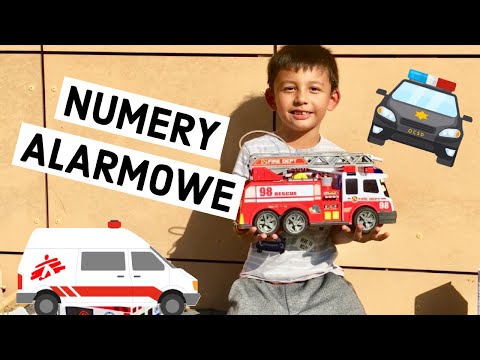 NUMERY ALARMOWE dla dzieci - ambulans, straż pożarna, policja