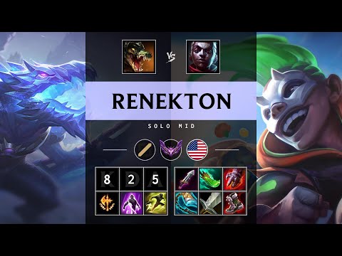 Renekton Mid vs Ekko - NA Master Patch 25.17