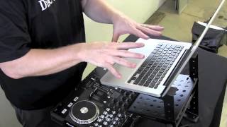 Video thumbnail for American Audio UNI LTS Laptop Stand Review: By John Young of the Disc Jockey News by discjockeynews