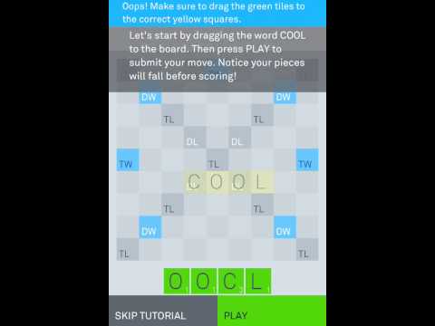 Word Play gameplay ipod