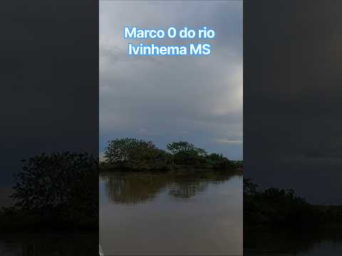 marco 0 do rio Ivinhema, encontro do rio vacaria com o rio brilhante #pesca #rioivinhema #riobrilha