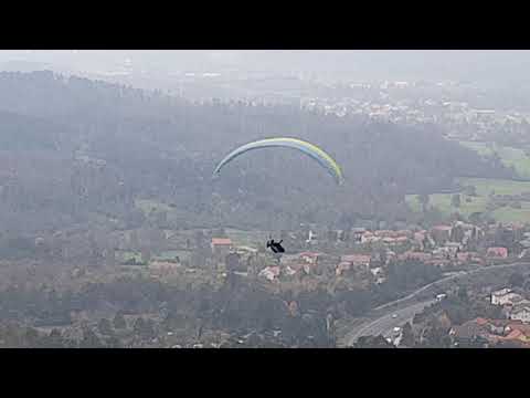 Pečna reber -  Polet z jadralnim padalom