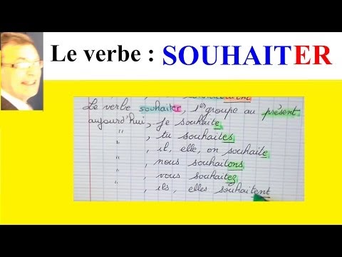 Conjugaison du verbe souhaiter : à l'imparfait, au présent et au futur