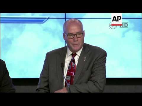 A problem with a valve on a Delta IV Heavy rocket and strong winds delayed the first test flight of