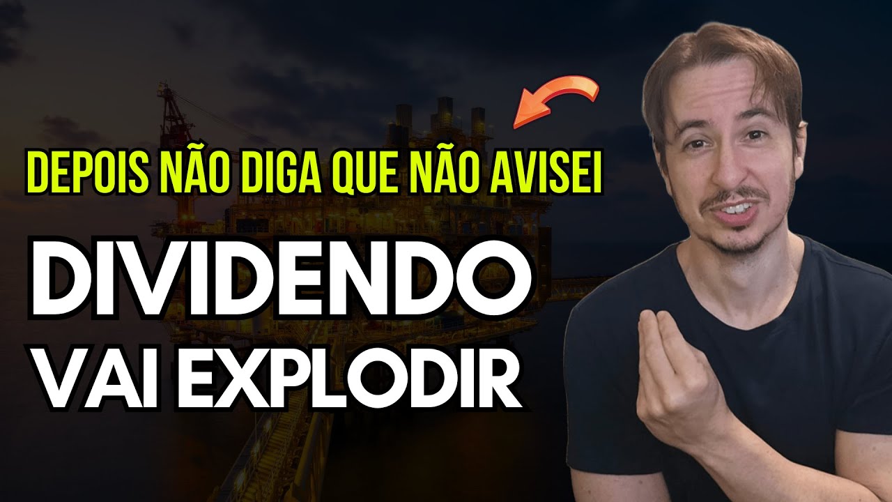 Dividendo vai disparar, Depois que ação sobe ai vão me perguntar, sempre é assim...