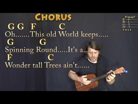 Comes a Time (Neil Young) Bariuke Cover Lesson in G with Chords/Lyrics