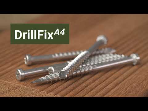 DrillFix A4 självborrande skruv för hårdträtrall