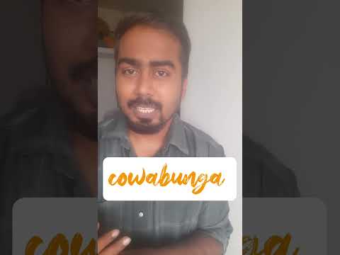 learn to say "Cowabunga"!!