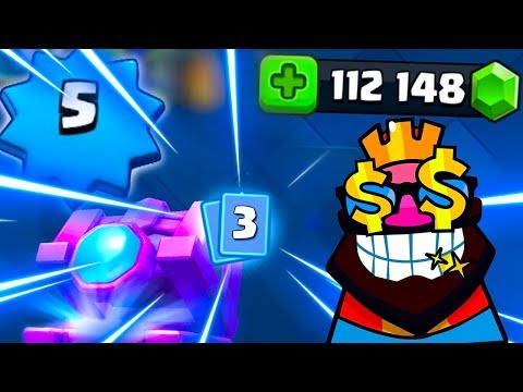 ДОНАЧУ НА ТВИНКА 100К ГЕМОВ - ВЫПАЛО 3 ЛЕГИ С СУНДУКА ФОРТУНЫ | Clash Royale