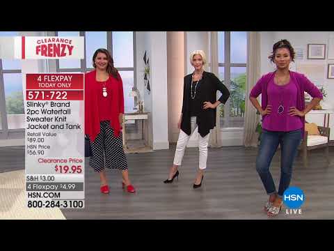 HSN | Fashion Clearance Frenzy featuring Slinky Brand 09.04.2018 - 01 PM