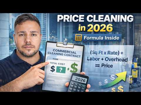 How To PRICE COMMERCIAL CLEANING Contracts In 2025 [Secret Formula]