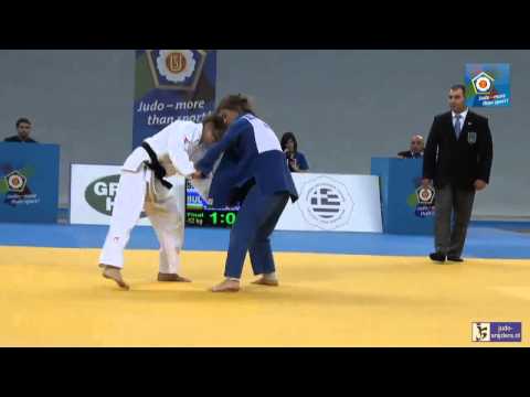 Judo 2014 European Championships Cadets: Leski (SLO) - Temelkova (BUL) [-52kg] final
