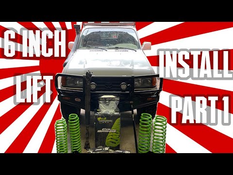 80 Series Land Cruiser 6 Inch Lift Install