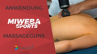 FAQ - Richtige Anwendung Massagegun 🎥 - Anwendungsfehler - MM200 Miwebasports - Massage - Deutsch