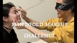 BLINDFOLD MAKEUP CHALLENGE