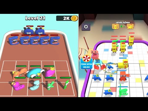 Merge Letter ABC Run vs Merge Number Cube Monster Run ⭐⭐⭐⭐ alphabet Lore