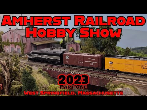 America's Largest Model Train Show: The 2023 Amherst Railroad Hobby Show. Springfield, Mass. Part 1.