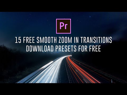 15 FREE Smooth Zoom Transitions Presets for Adobe Premiere Pro