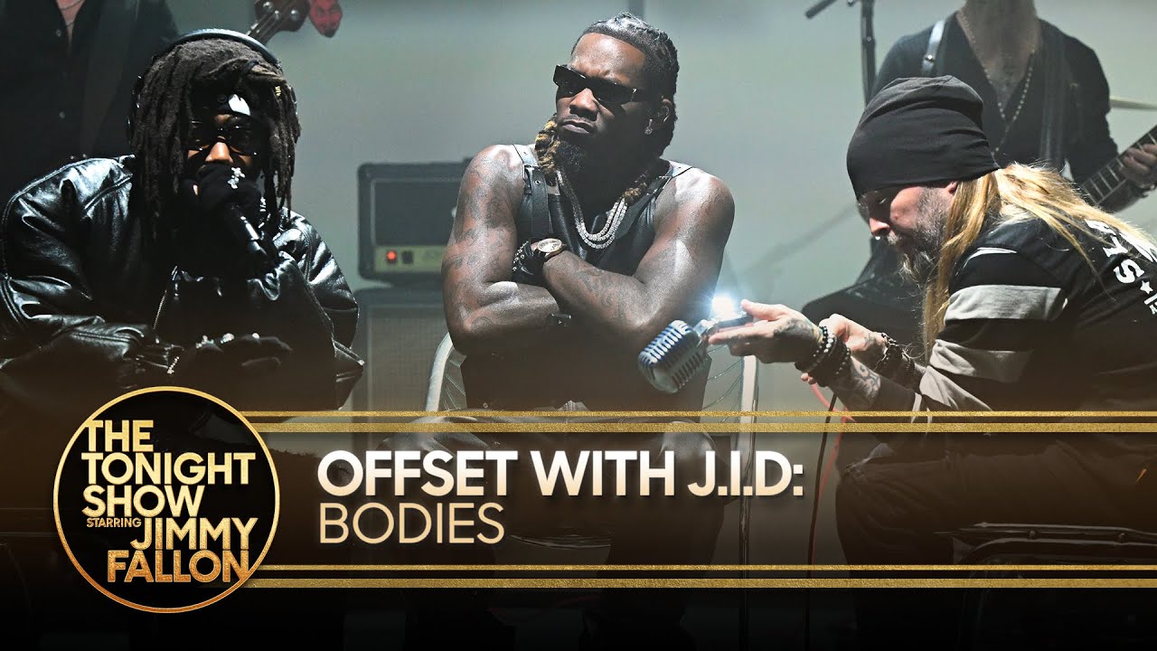 Offset with J.I.D: Bodies | The Tonight Show Starring Jimmy Fallon - YouTube