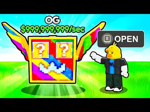 I Made $891,430,589 Opening MYTHIC Lucky Blocks in Roblox!