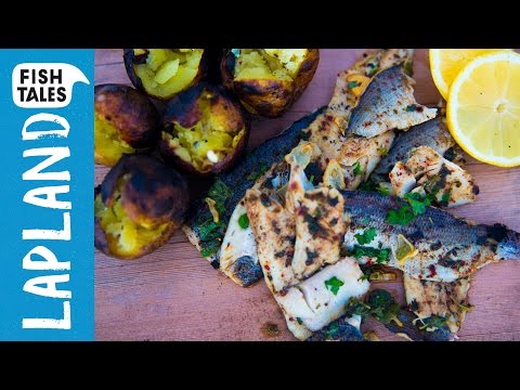 GRILLED FISH & Potatoes | Bart van Olphen & DJ BBQ in Lapland