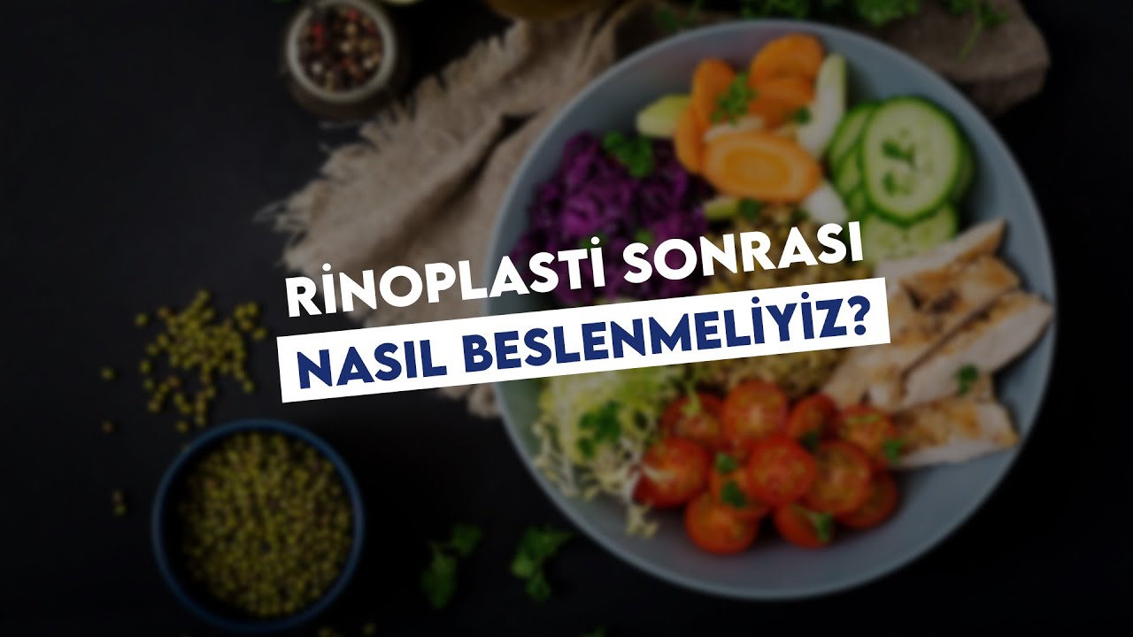 Rinoplasti sonrası nasıl beslenmeliyiz?