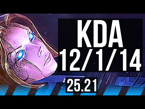 ORIANNA vs ZOE (MID) | Godlike | KR Grandmaster | 25.21