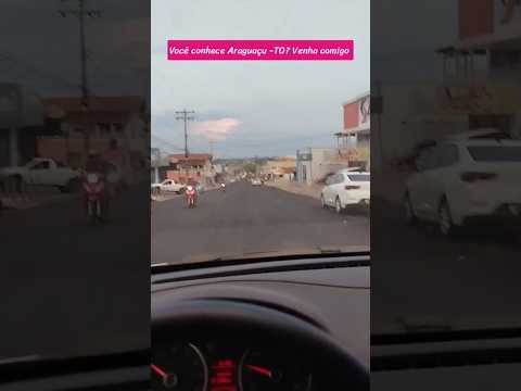 A cidade de Araguaçu no Tocantins