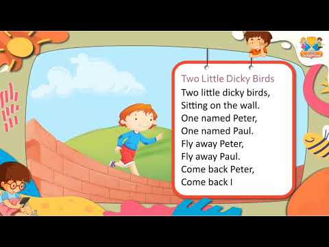 Two Little Dicky Birds | Nursery Rhymes | Little Champions Books | Aviraaj Publications